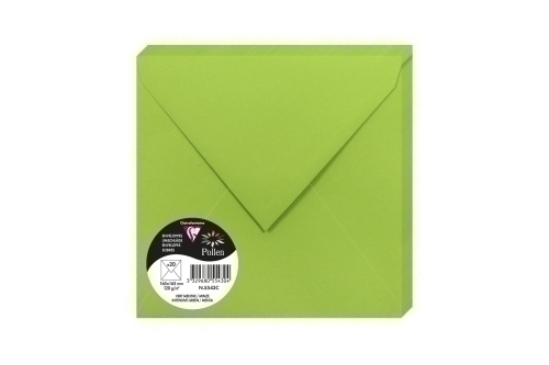 [5543C] SOBRE CLAIREFONTAINE 165x165 MENTA P/20