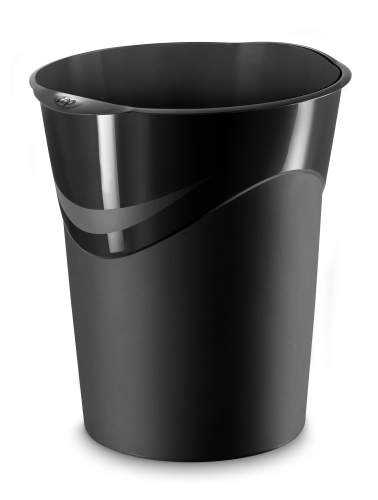 [1002800161] PAPELERA PLAST. CEP GLOSS CERRADA NEGRO