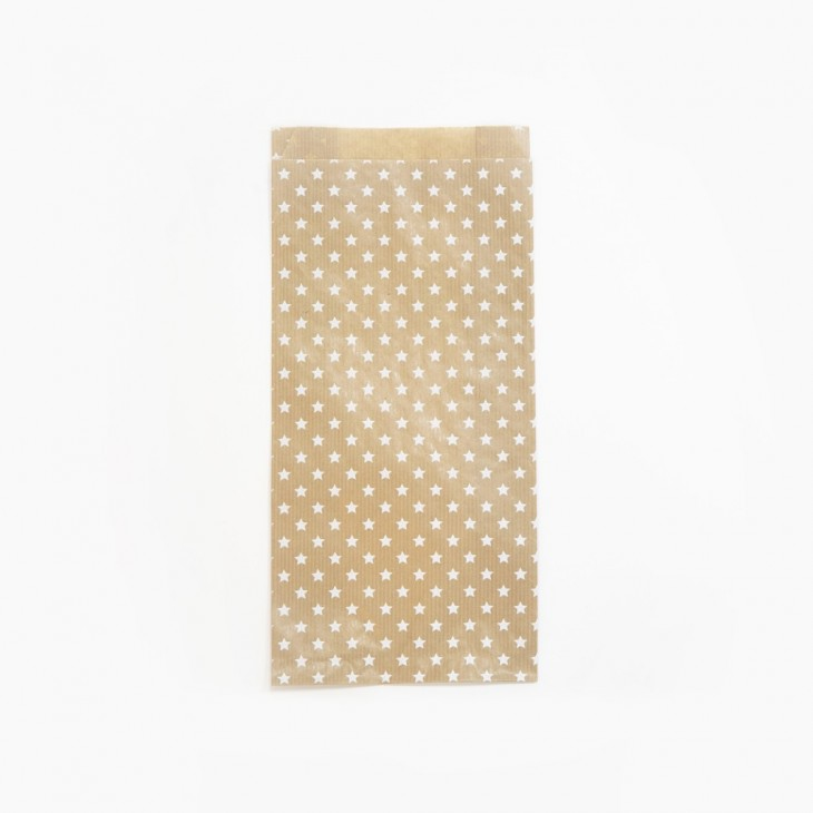 394107C bolsa de papel Marrón, Blanco