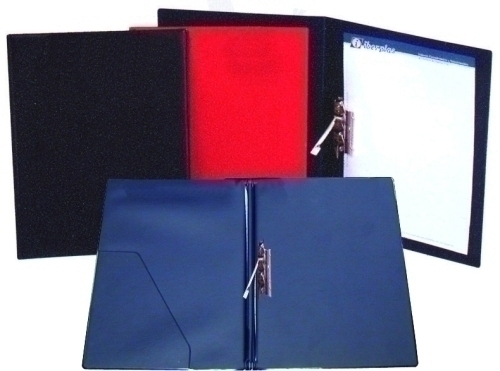 CARPETA MINICLIP LAT. IBERP.PVC Fº BURD.