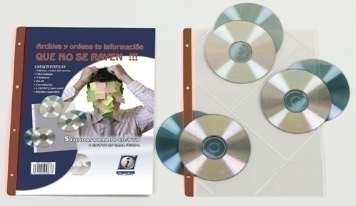 [4756CDR] FUNDA CD/DVD IBERP. A4 4T.RFZ.6 DPT P/5