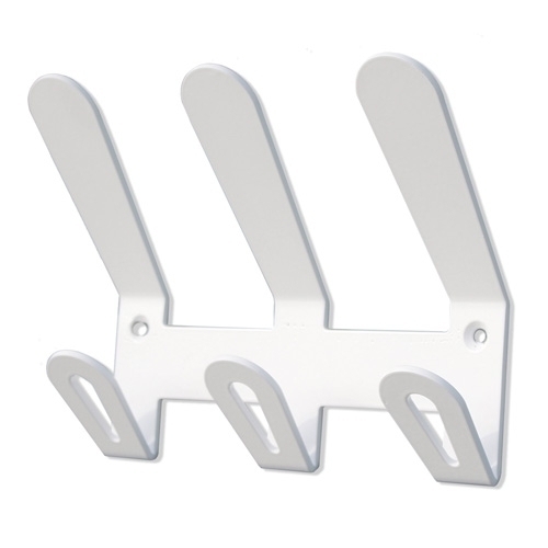 PERCHERO PARED EC/02 3 COLGADORES BLANCO