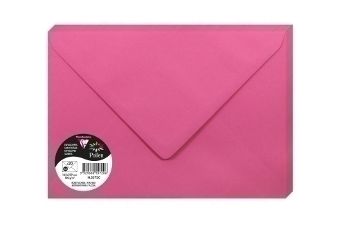 [5572C] SOBRE CLAIREFONTAINE 162x229 FUCSIA P/20