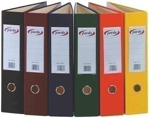 ARCHIVADOR PARDO FR.PVC Fº 70 AMARILLO