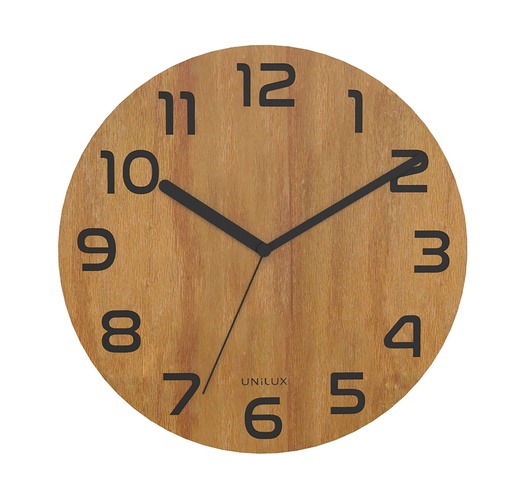 [400140806] Palma Pared Quartz clock Alrededor Bamboo