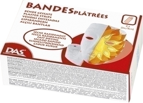 [F688100] YESO DAS PAQUETE 4 TIRAS de 3 m x 8 cm