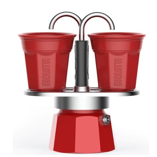 [0007303] Mini Express Cafetera italiana 0,09 L Rojo
