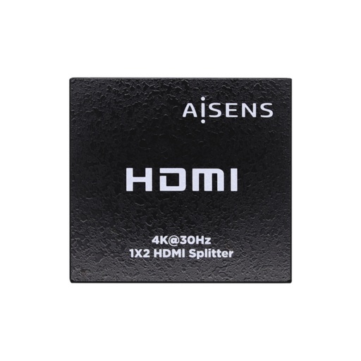 [A123-0506] HDMI Duplicador 4k@30Hz 1x2 Con Alimentación, Negro