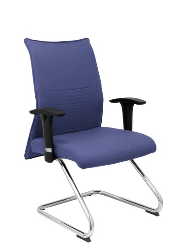 [208CPBALI261] Sillón Albacete confidente patín bali azul claro