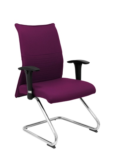 [208CPBALI760] Sillón Albacete confidente patín bali morado