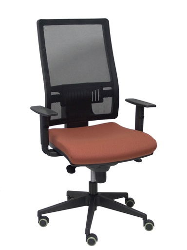 [10SBALI363SC] Silla Horna bali marrón sin cabecero