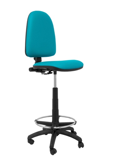 [T04CPSPVE] Taburete Ayna similpiel verde turquesa