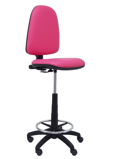 [T04CPSPRS] Taburete Ayna similpiel rosa