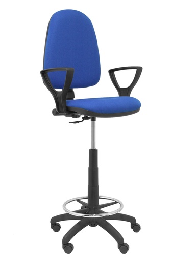 [T04CPBALI229BGOLF] Taburete Ayna bali azul brazos fijos
