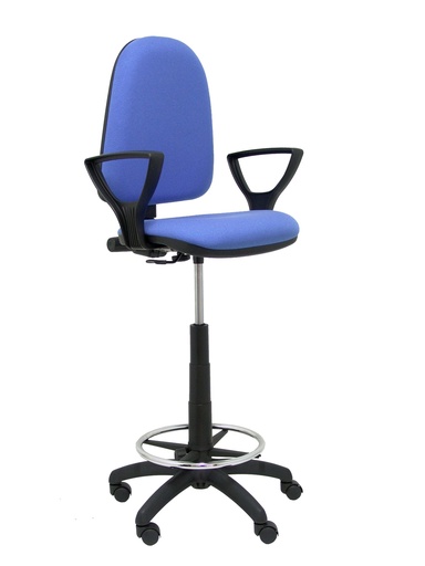 [T04CPBALI261BGOLF] Taburete Ayna bali azul claro brazos fijos