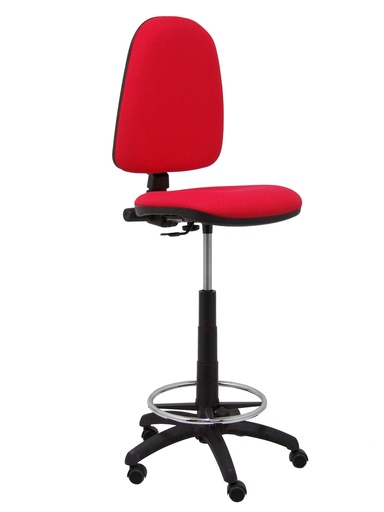 [T04CPBALI350] Taburete Ayna bali rojo