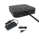 USB-C HDMI DP Docking Station with Power Delivery 100 W + Universal Charger 100 W
