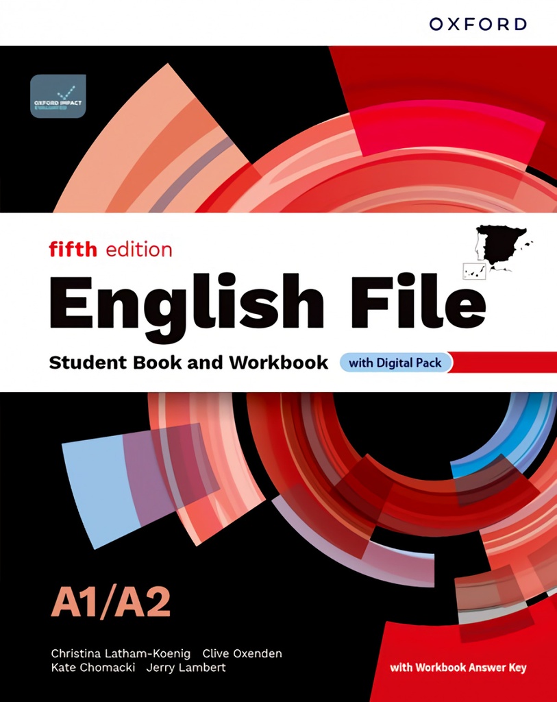 English File A1/A2 Student and Workbook with key Fifth Edition 5a ed.