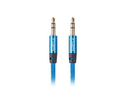 [CA-MJMJ-10CU-0030-BL] CA-MJMJ-10CU-0030-BL cable de audio 3 m 3,5mm Azul