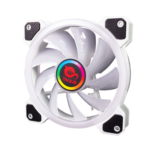 [TAL-FAN06WHT] Ventilador caja ARGB Iris 16Led 12cm Blanco para caja Cronos