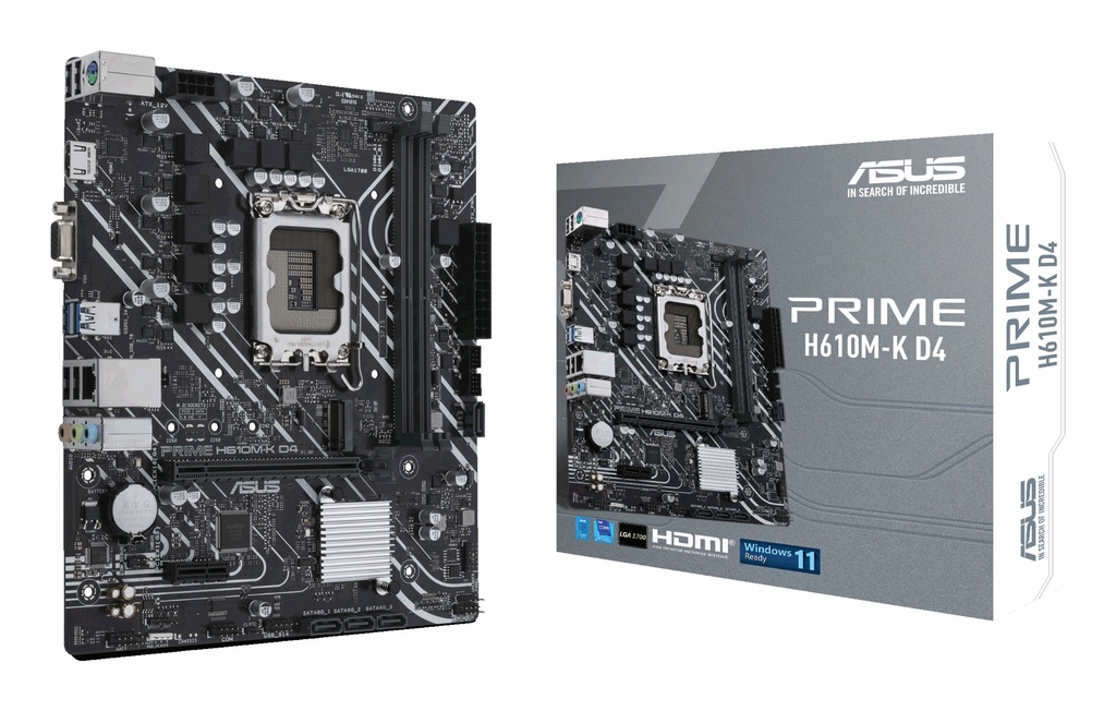 PRIME H610M-K D4 Intel H610 LGA 1700 micro ATX