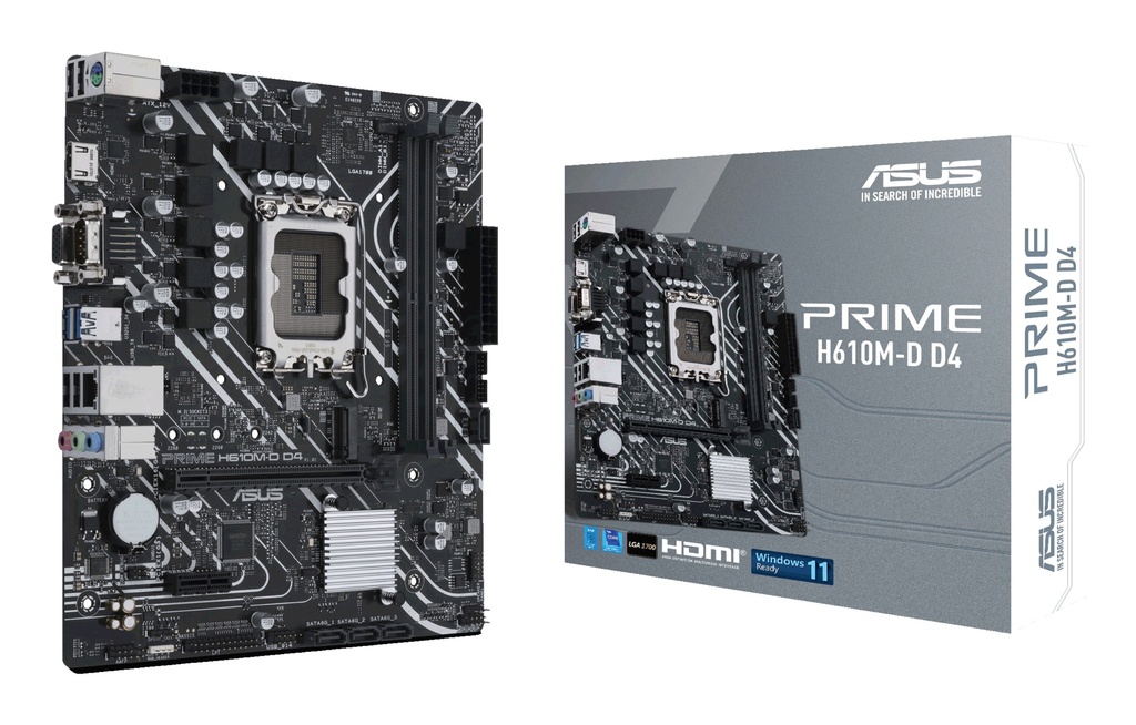 PRIME H610M-D D4 Intel H610 LGA 1700 micro ATX