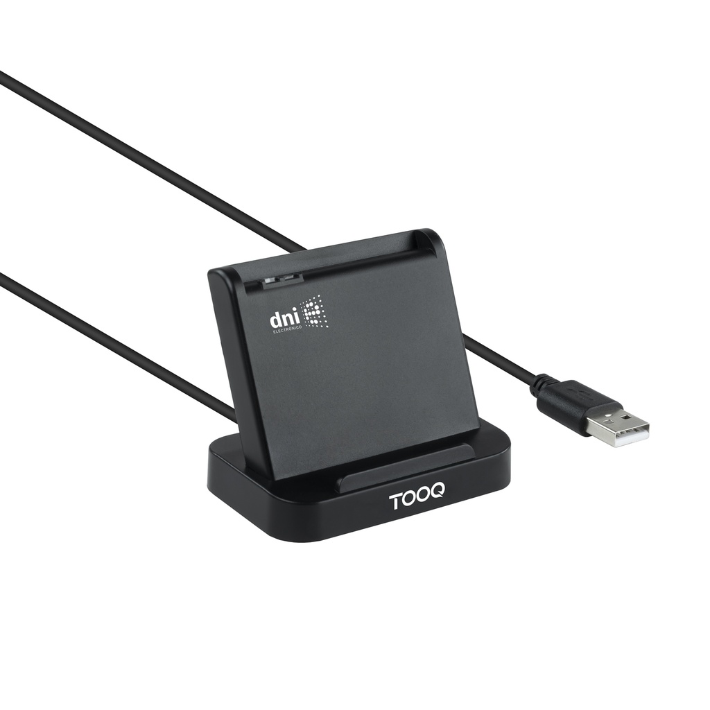Lector de Tarjetas Inteligentes DNIe VISION USB 2.0, Negro