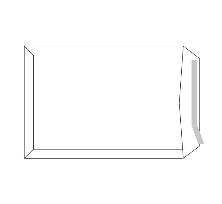 C.250 BOLSAS USO GRAL. SAM 100GR 229X324 V.IZDA BL