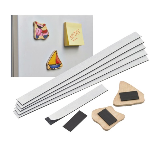[757-1] BANDA MAGNETICA ADHESIVA FAIBO 100X20X1MM