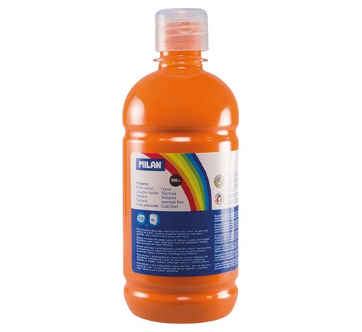 [03632] BOTELLA 500ML TEMPERA NARANJA MILAN 03632