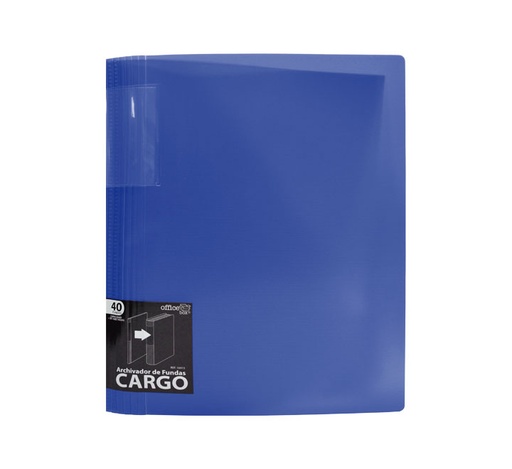 [164-A] CARP. 40F OFFICE BOX CARGO LOMO EXT. AZUL