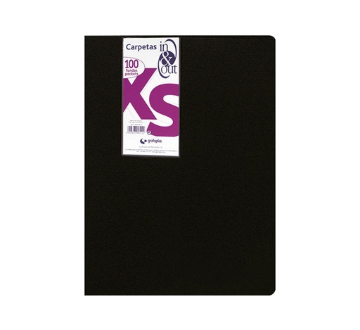 [39459010] CARP 100FUND. GRAFOPLAS IN&OUT XS 39459010 NEGRO