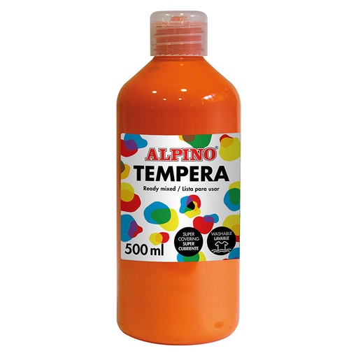 [DM010172] DM010172 tempera 500 ml Botella Naranja