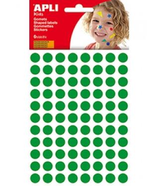 [13233] BOLSA 6H GOMETS APLI REDOND.10.5MM VERDE 13233