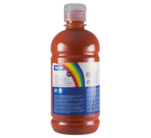 [03670] BOTELLA 500ML TEMPERA MARRON MILAN 03670