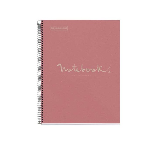 [6097] NB 1 MIQUEL RIUS HOR. A4 80H ECO EMOTIONS ROSA