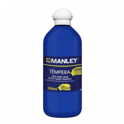 [MNP18926] BOTE 500ML TEMPERA LIQUIDA MANLEY AZUL OS MNP18926