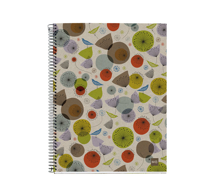 NOTEBOOK 4 MIQUEL RIUS ECOBIRDS A4 5X5 120H
