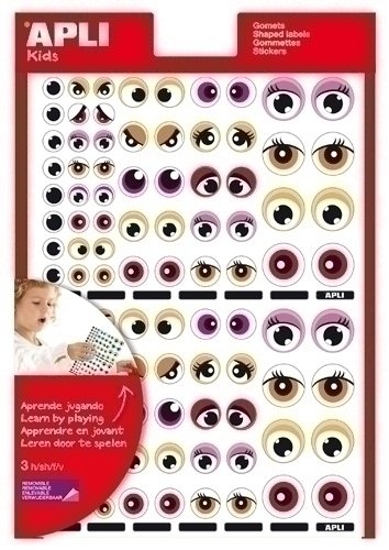 GOMETS APLI (13855) Bl.3h OJOS ROJOS - Pack de 5 unidades