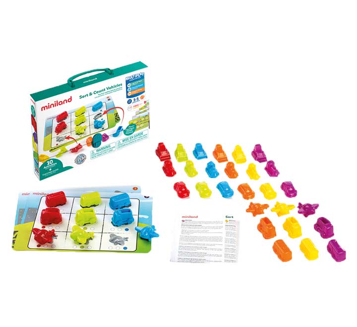 JUEGO MINILAND SORT & COUNT VEHICLES 45340