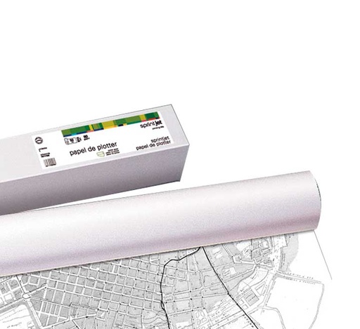 [16093] R. PAPEL PLOTTER FABRISA PLANOS 91.4CMX175M 80GR