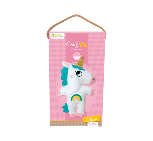 [KC066C] KIT MANDARINE FIELTRO LITTLE COUZIN UNICORNIO