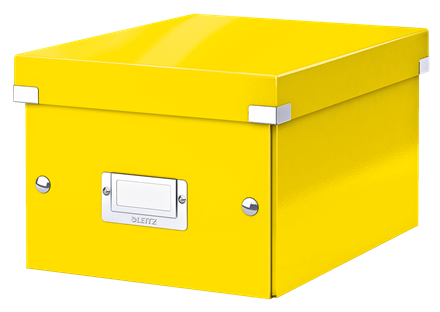 [60430016] Click & Store WOW Caja de almacenaje Rectangular Caja de cartón Amarillo