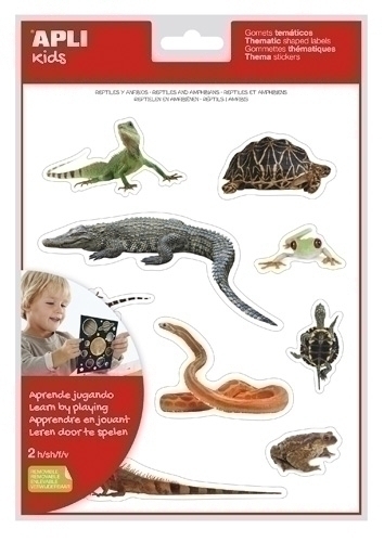 [17632] BL. 2H GOMETS APLI TEMATICOS FOTOS REPTILES