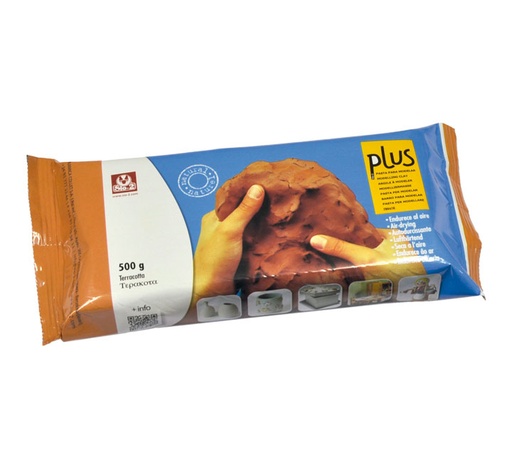 [2032001000] PAQ.12U ARCILLA NATURAL SIO-2 PLUS 500G TERRACOTA