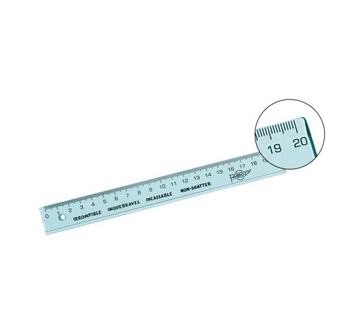 [21120K] REGLA ESCOLAR FAIBO 20CM IRROMPIBLE
