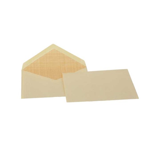 [115162/6] C. 500 SOBRES SAM DIN C6 114X162 70G CAÑA 115162
