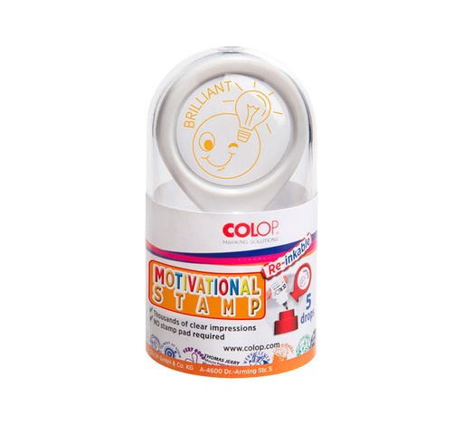 [148738] SELLO MOTIVACIONAL COLOP ORO BRILLIANT
