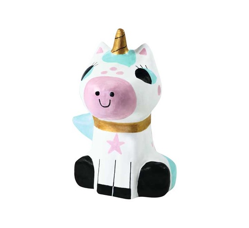 [PP032C] KIT PAP. MACHE NIMO DECO CLF MANDARINE UNICORNIO