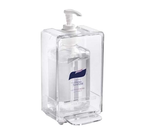 [DE-SAHO-C] SOPORTE DISP. DEFLECTO GEL DESINF. MESA/PARED PEQ.